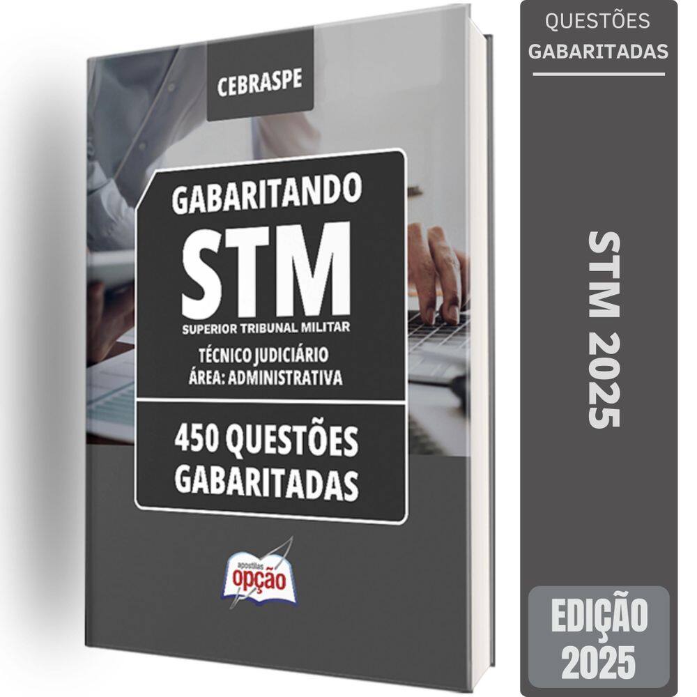 Caderno Stm 2025 Técnico Judiciário Área Administrativa