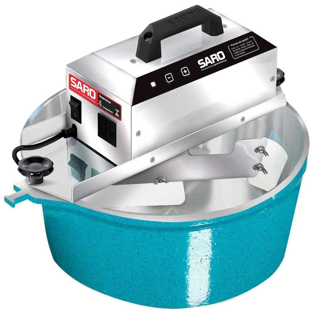 Panela Mexedora de Doces Automático Elétrica 10 Litros SARO PA10RAZ Bivolt