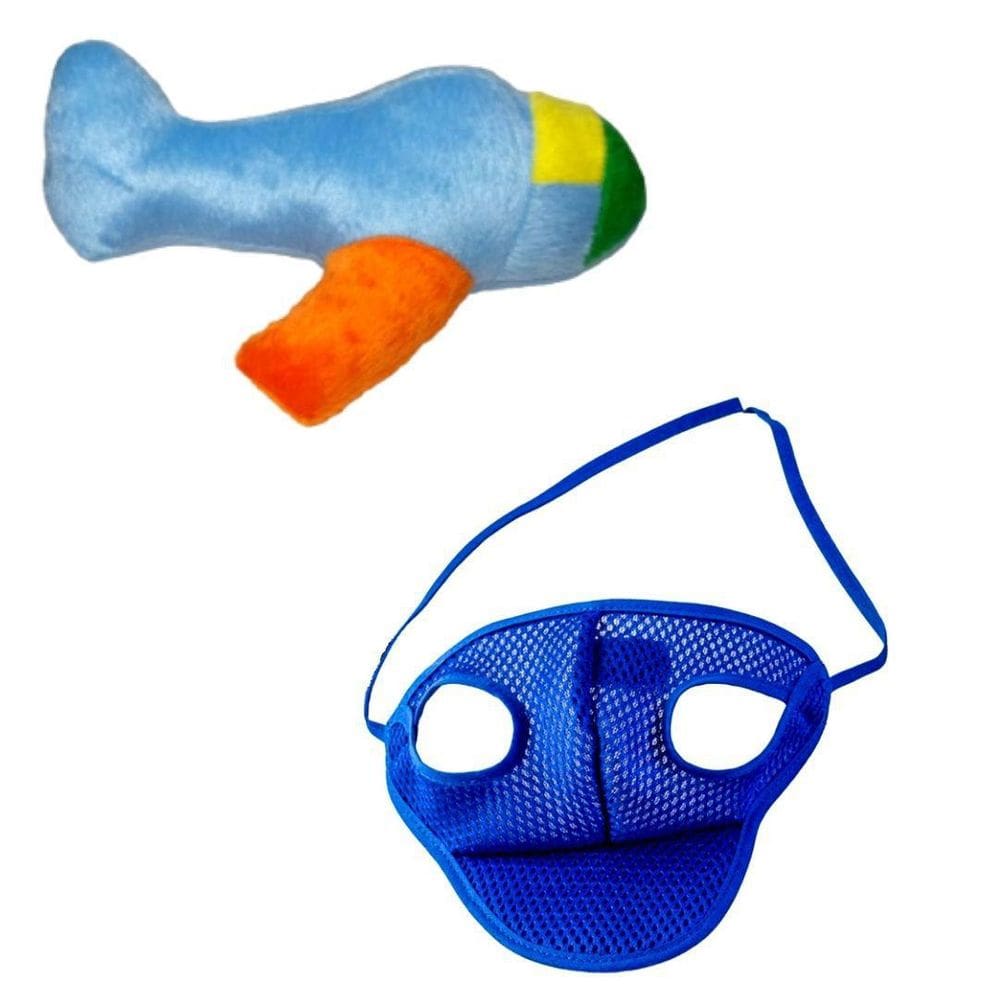 Kit Boné E Pelúcia Avião Para Cães E Gatos - P