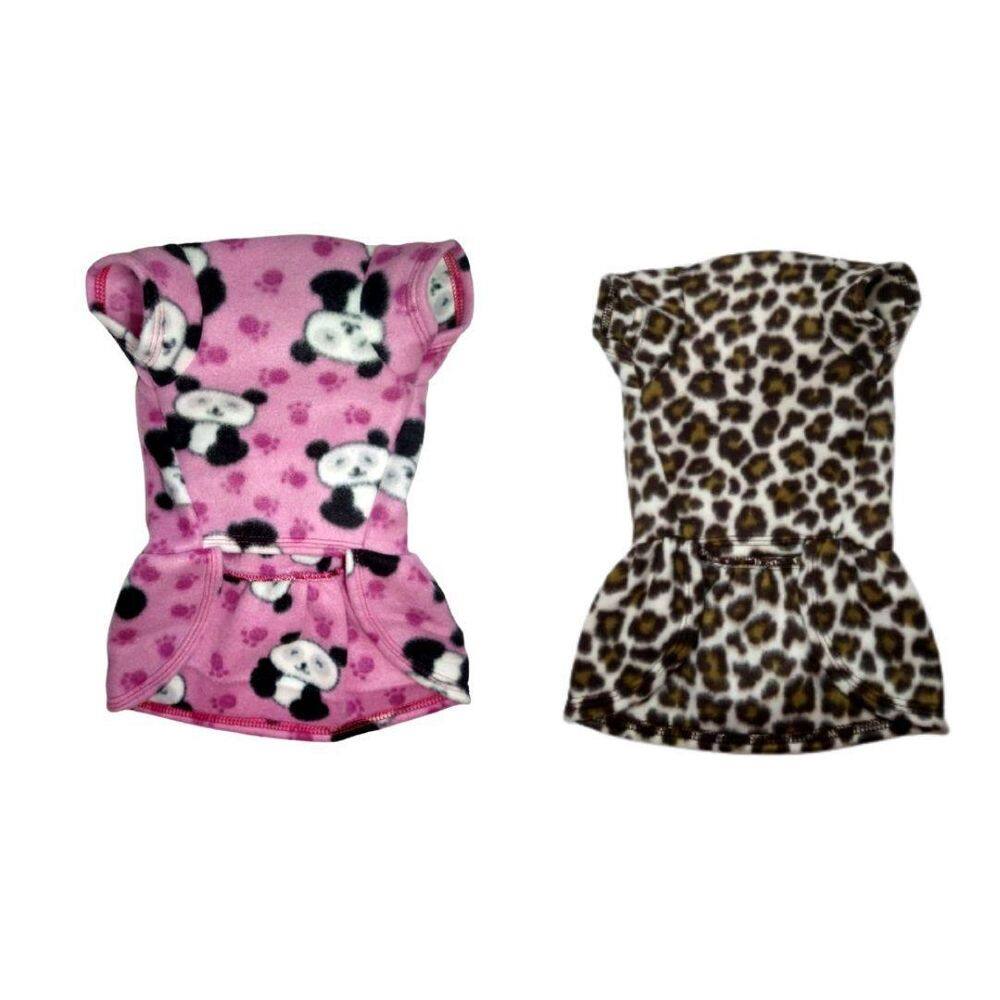 Kit 2 Roupas Para Cães - Vestidos De Inverno Gg/Egg