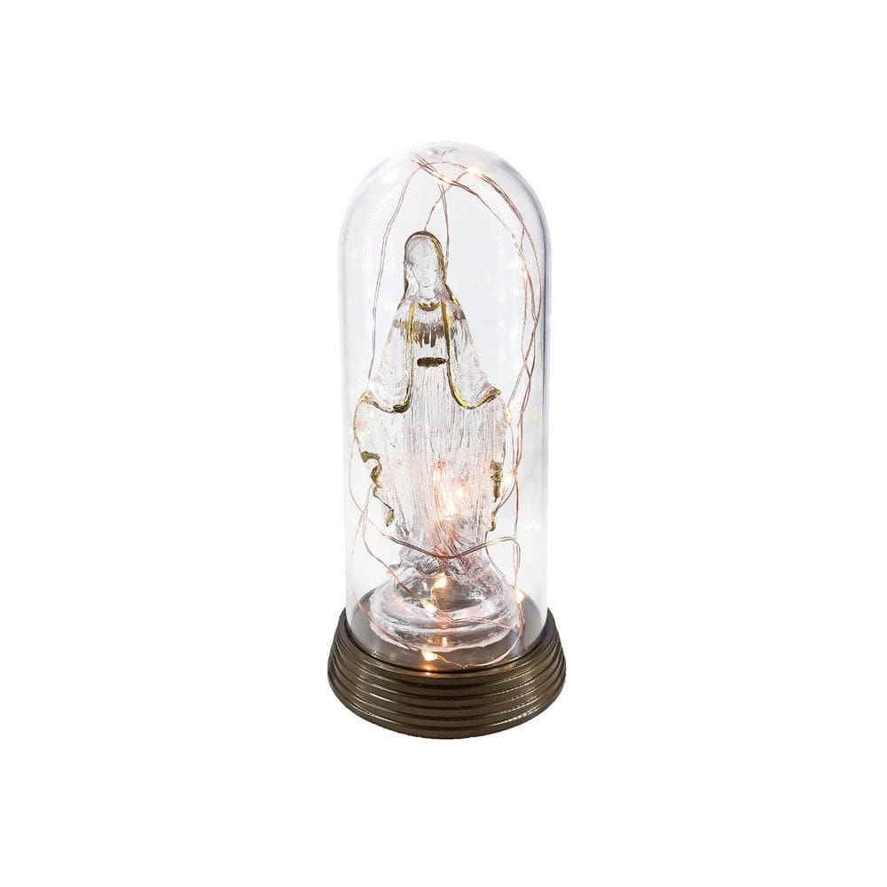 Luminária Imagem Nossa Senhora Das Graças Luzes Led Branco