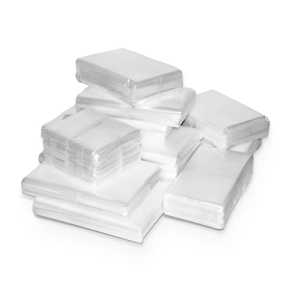 Saco Plástico Virgem Cristal PEBD 04x24x0,06 com 1000 Unidades Marqplas