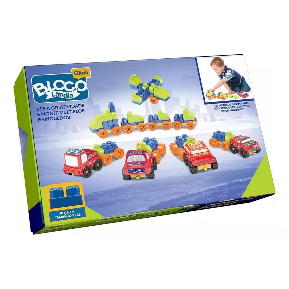 Blocos De Montar Infantil Maquinas 68 Peças Dismat XK100