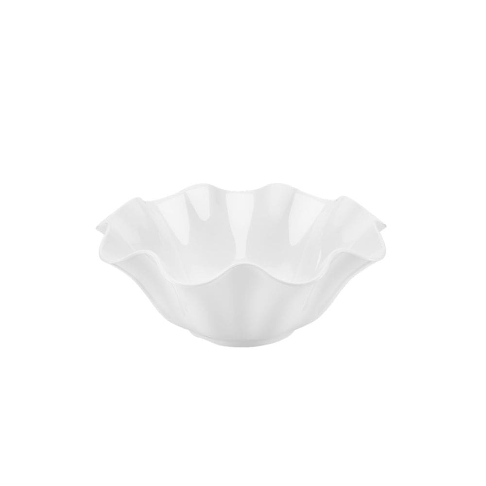 Saladeira Flower Melamina Buffet Haus Brinox Branco 3L