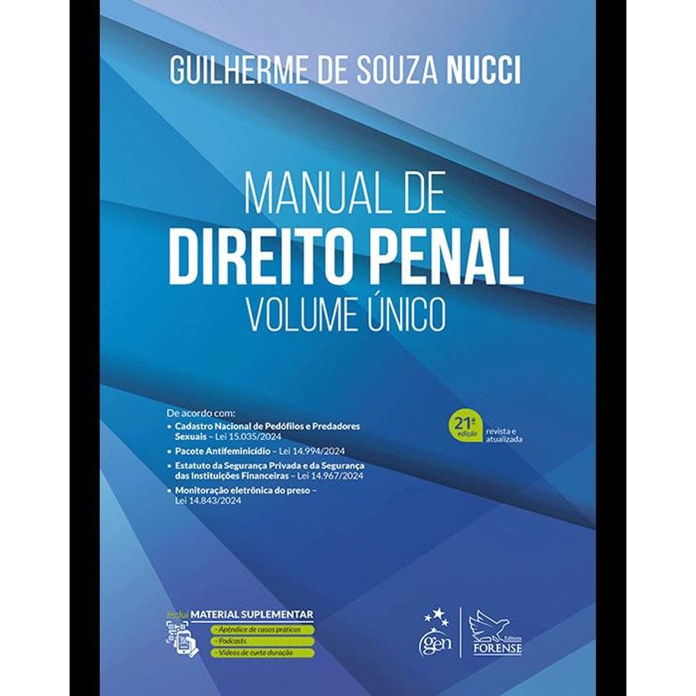 Manual de Direito Penal - Volume Único - 21ª Edição 2025