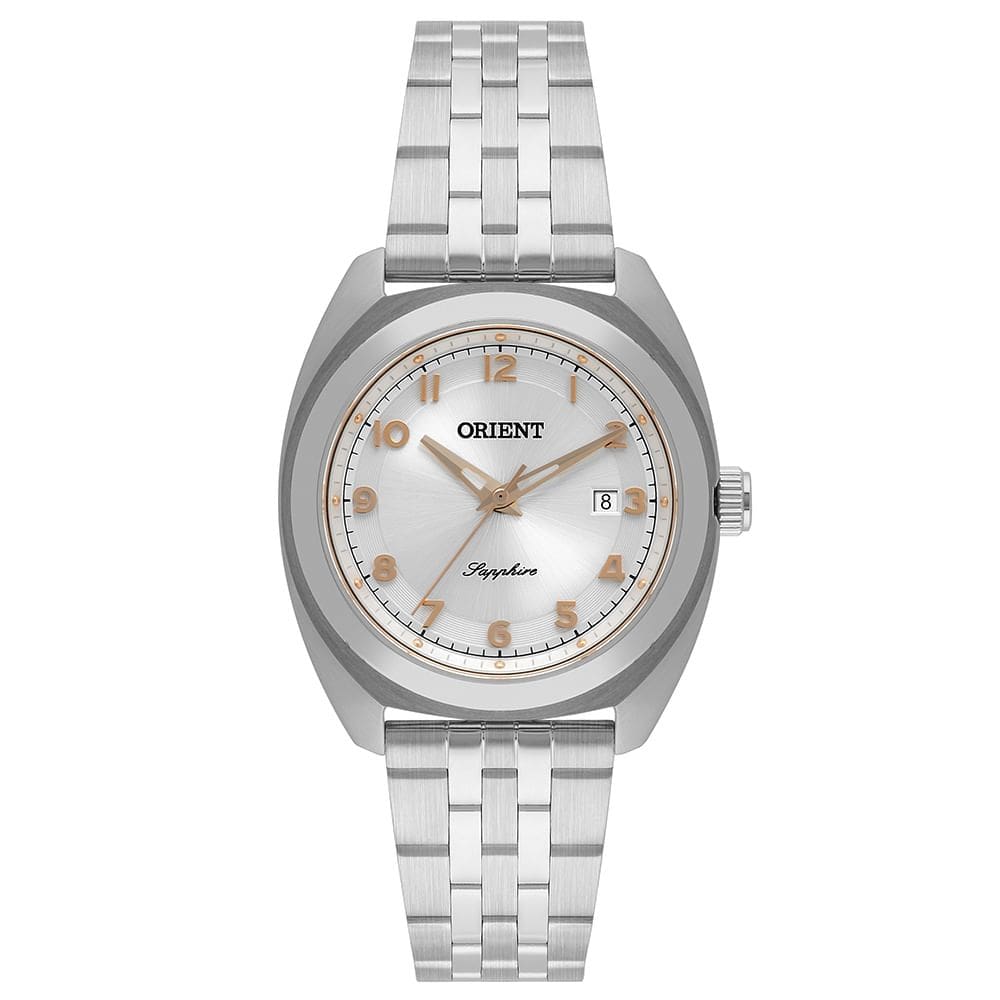 Relógio ORIENT Eternal feminino prata FBSS1204 S2SX