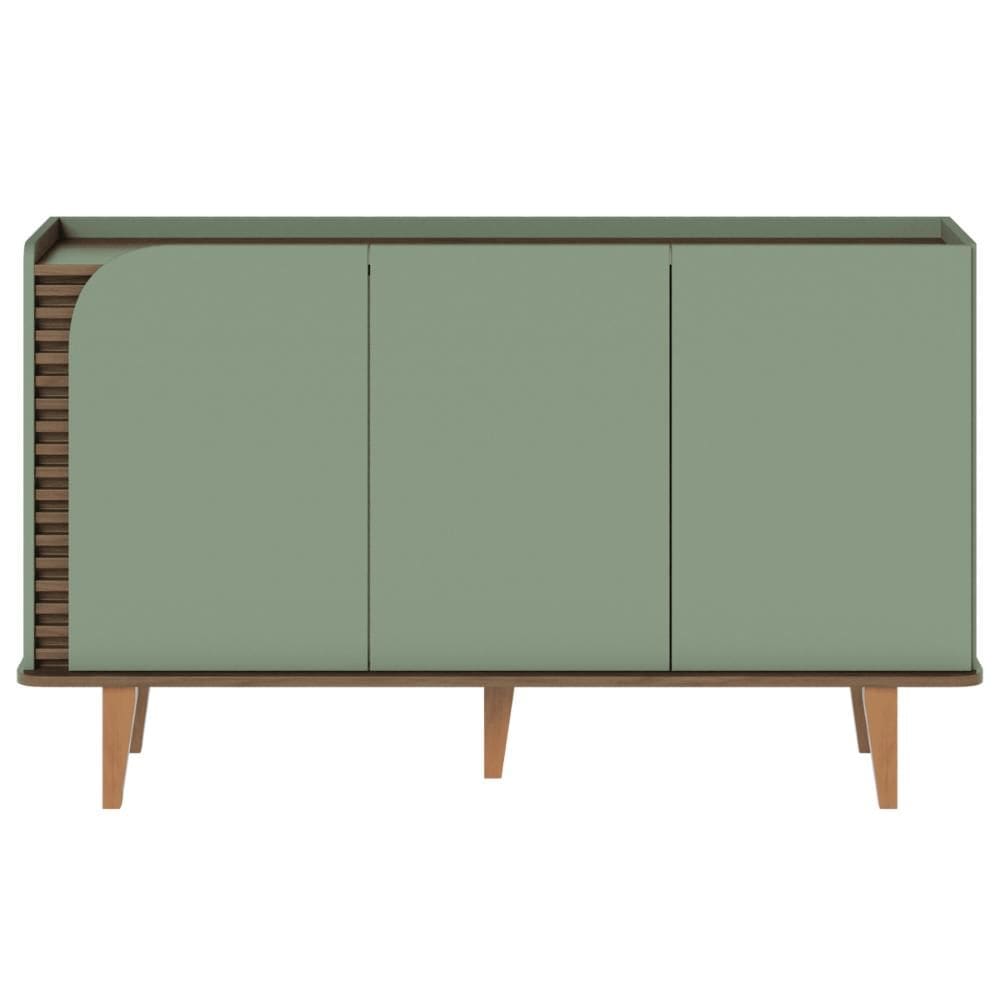Buffet Ripado 3 Portas Salete Hortela Amendoa
