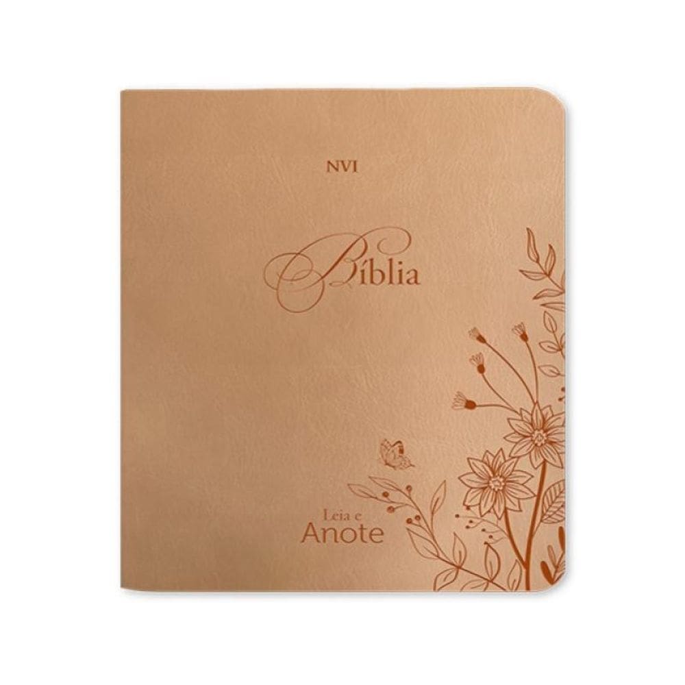 Bíblia Nvi - Leia E Anote - Luxo - Rosa