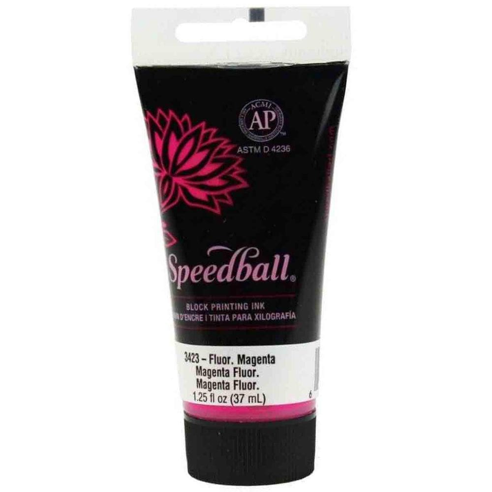 Tinta De Xilogravura Speedball Base Agua 3423 Magenta 37Ml