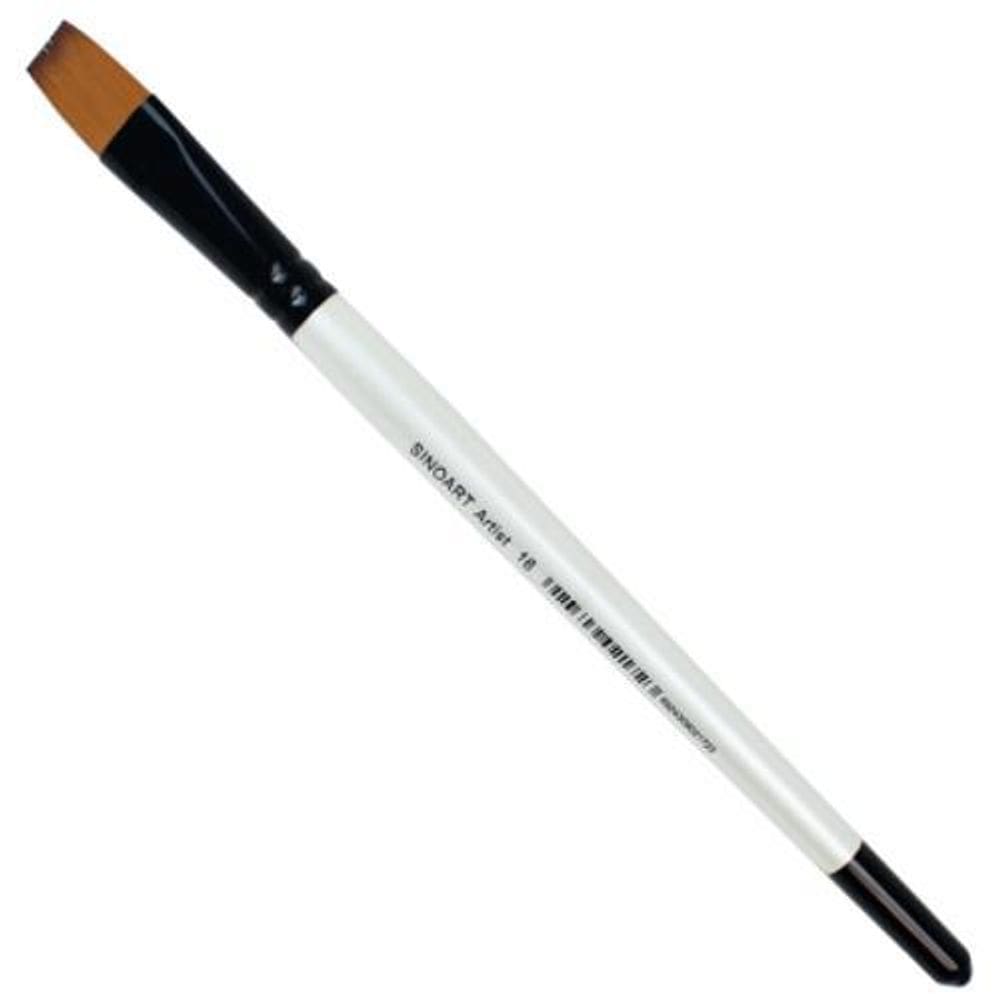 Pincel Chato Artist Curto Sinoart 16 Sfb0250