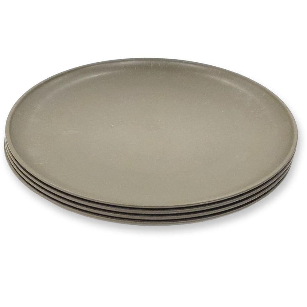 Kit 4 Pratos de Sobremesa Ø 20cm 2443512 Marrom - Quanhe