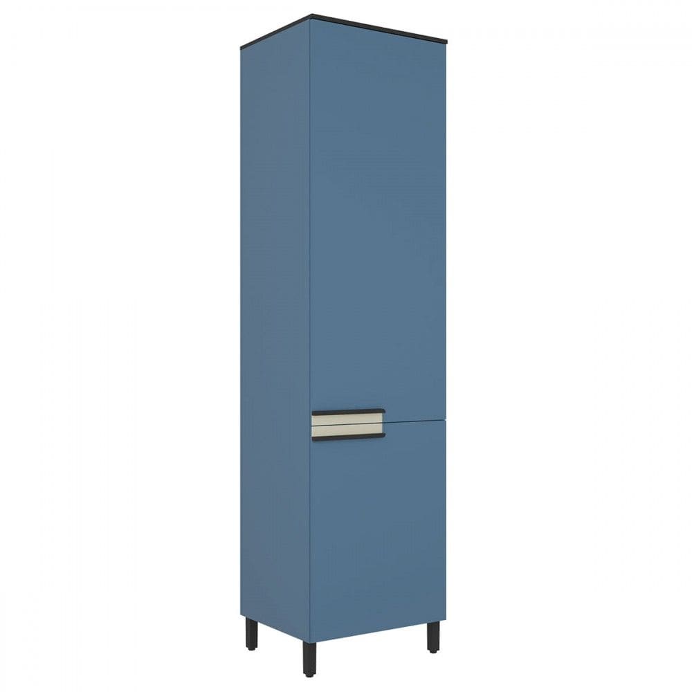 Paneleiro 2 Portas 5 Prateleiras Azul Orion - édez