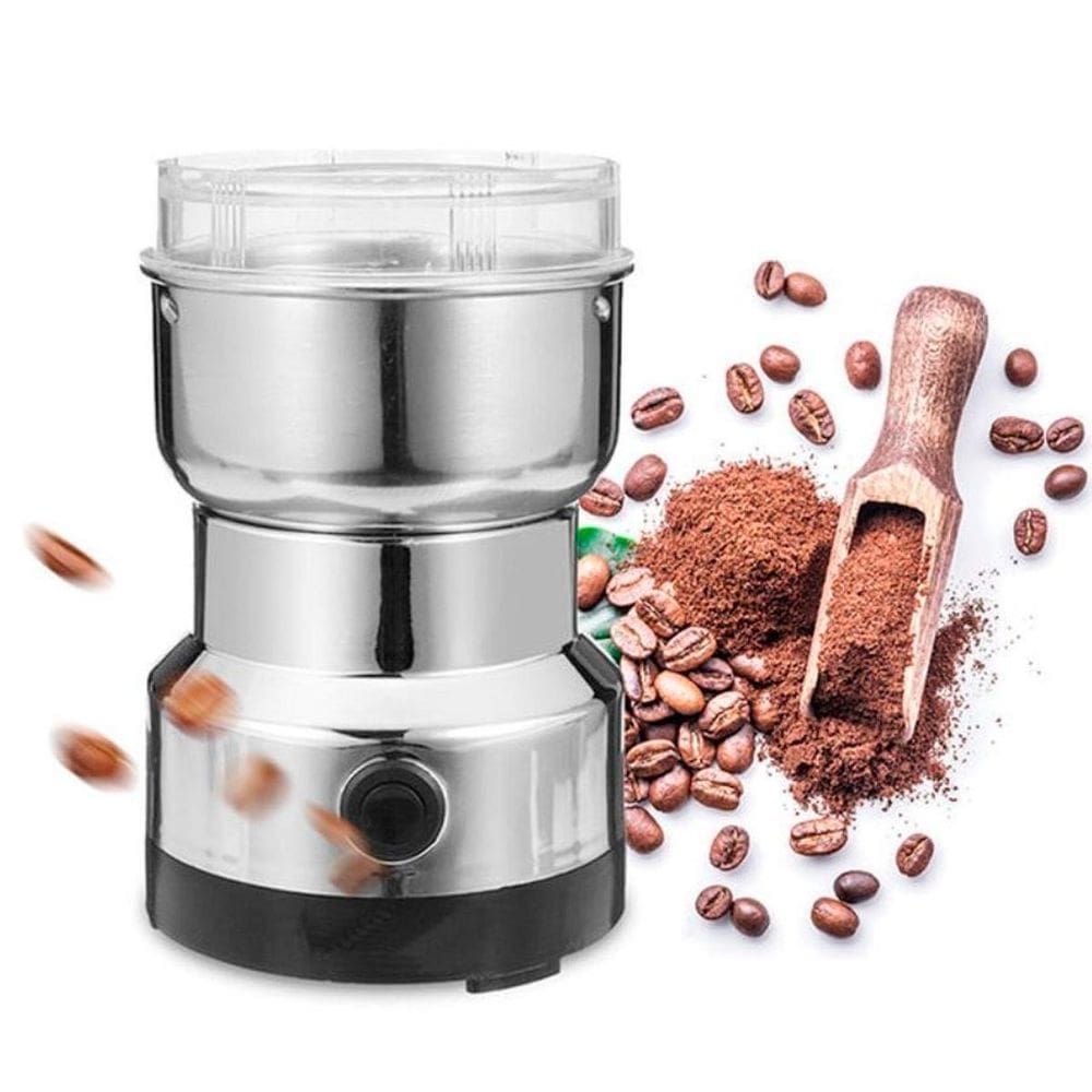 Moedor Grãos Elétrico Bivolt Ideal Moer Café Forma Fácil