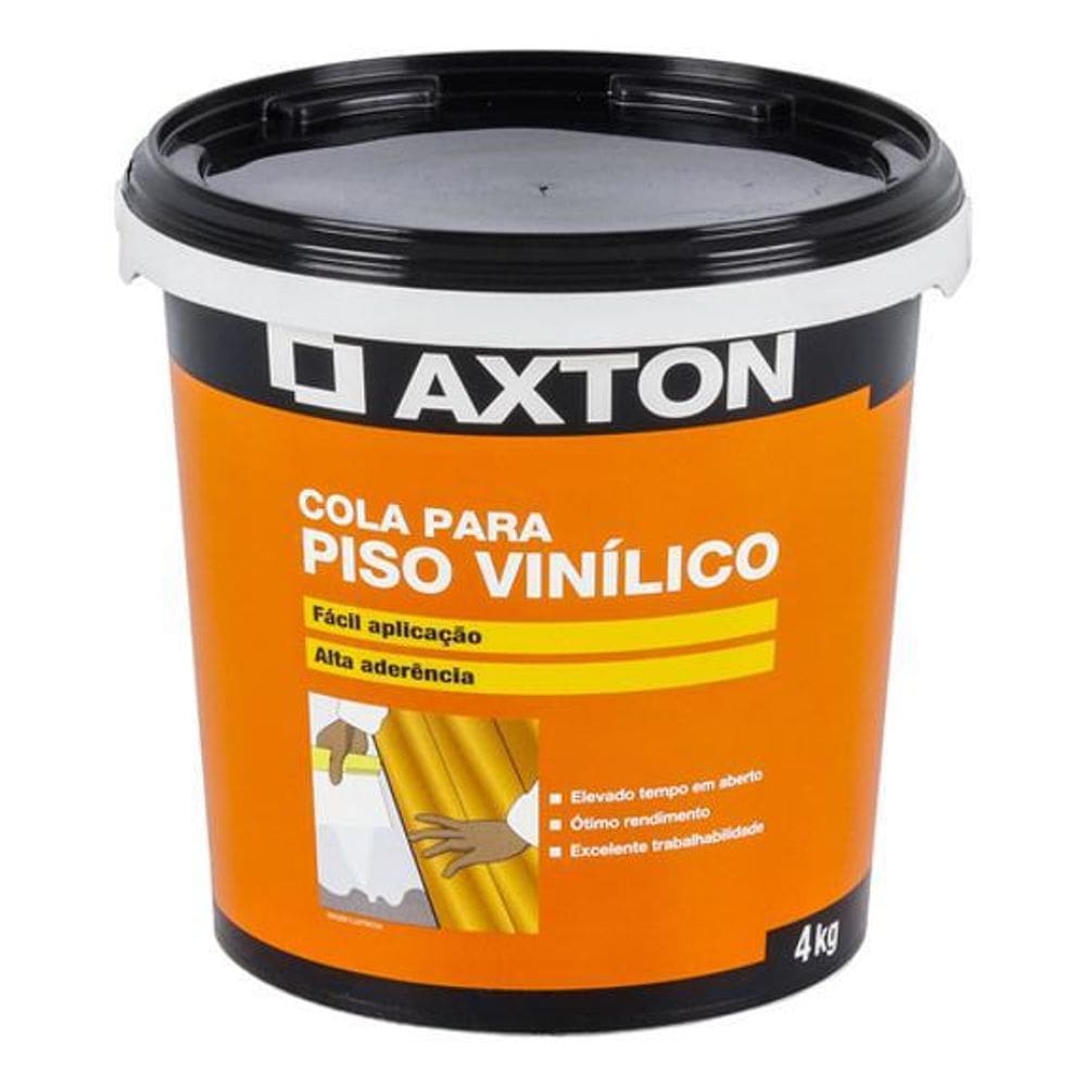 Cola Para Piso Vinilico Profissional 4 Kg - Axton