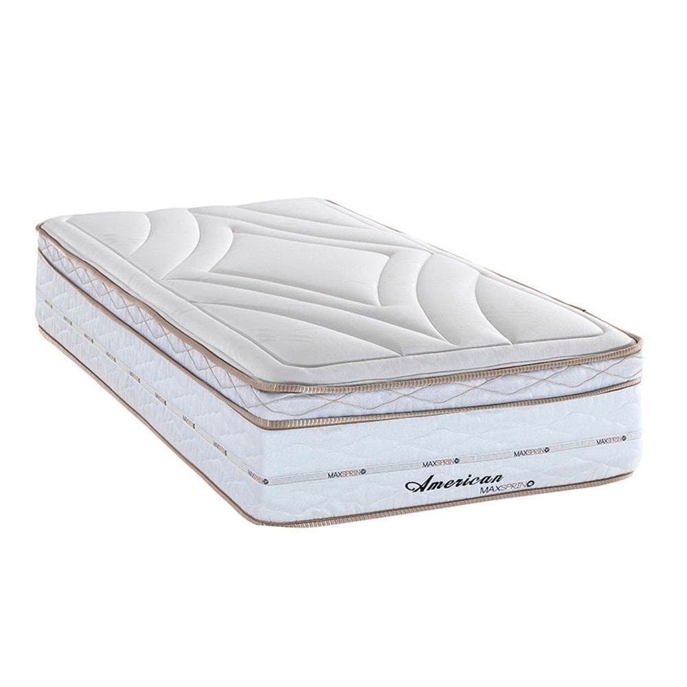 Colchão Solteiro 96 Meca American Maxspring D28 com Mola 96x203 Branco - Herval