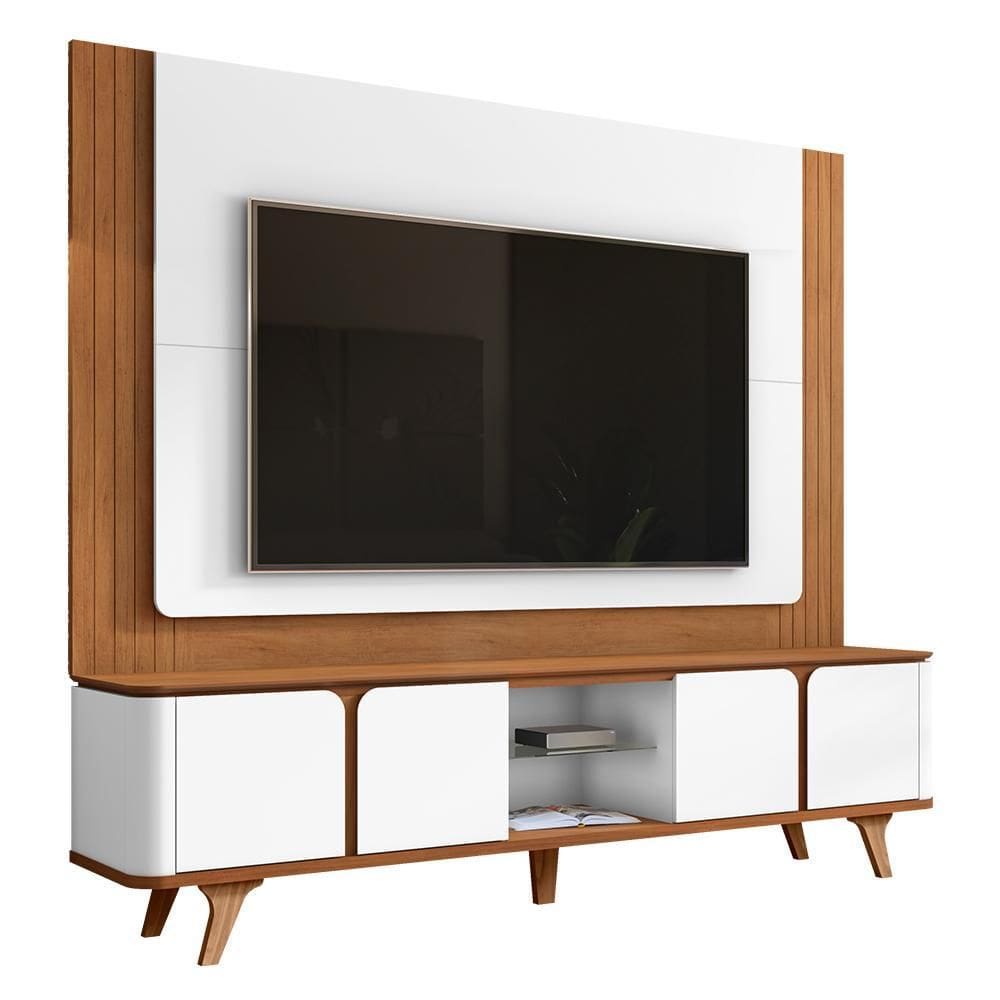 Rack Bancada com Painel Suspenso Roma 217cm para TV até 60” - Casa D
