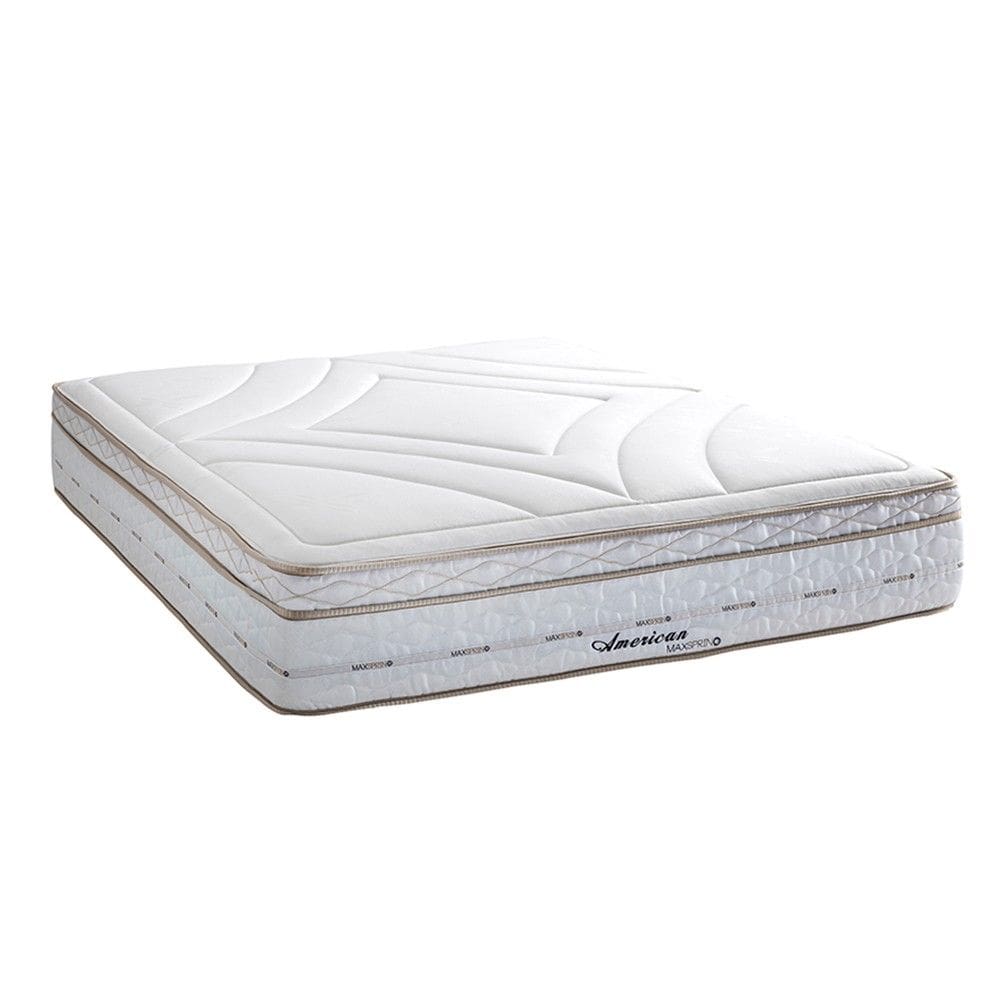 Colchão King Size Meca American Maxspring D28 com Mola 193x203 Branco - Herval