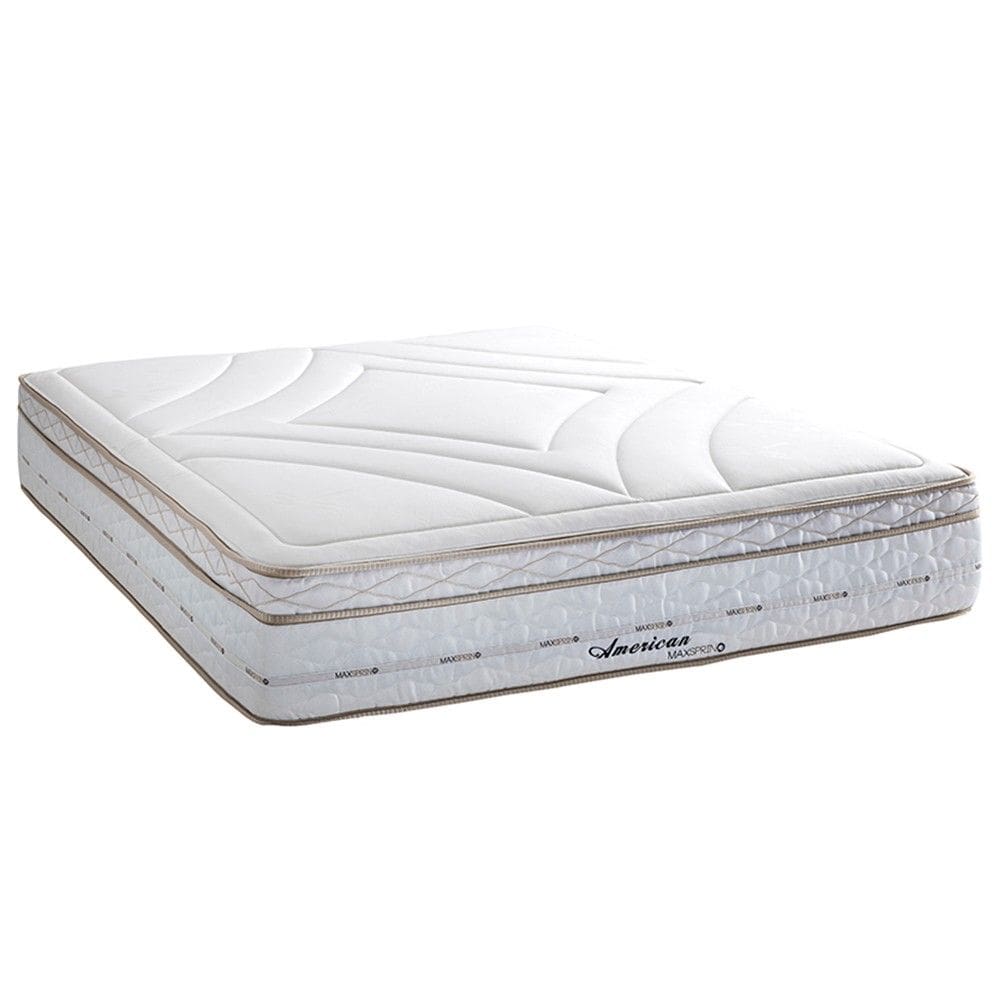 Colchão Queen Size Meca American Maxspring D28 com Mola 158x198 Branco - Herval