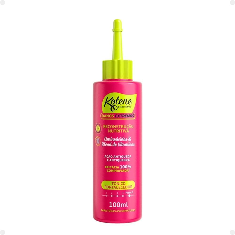 Tônico Fortalecedor Kolene Danos Extremos Reconstrução Nutritiva 100ml