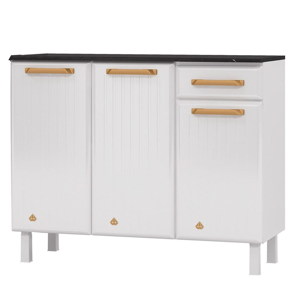 Balcão Triplo Diamante Smart 1 Gaveta com Tampo 818134 Telasul