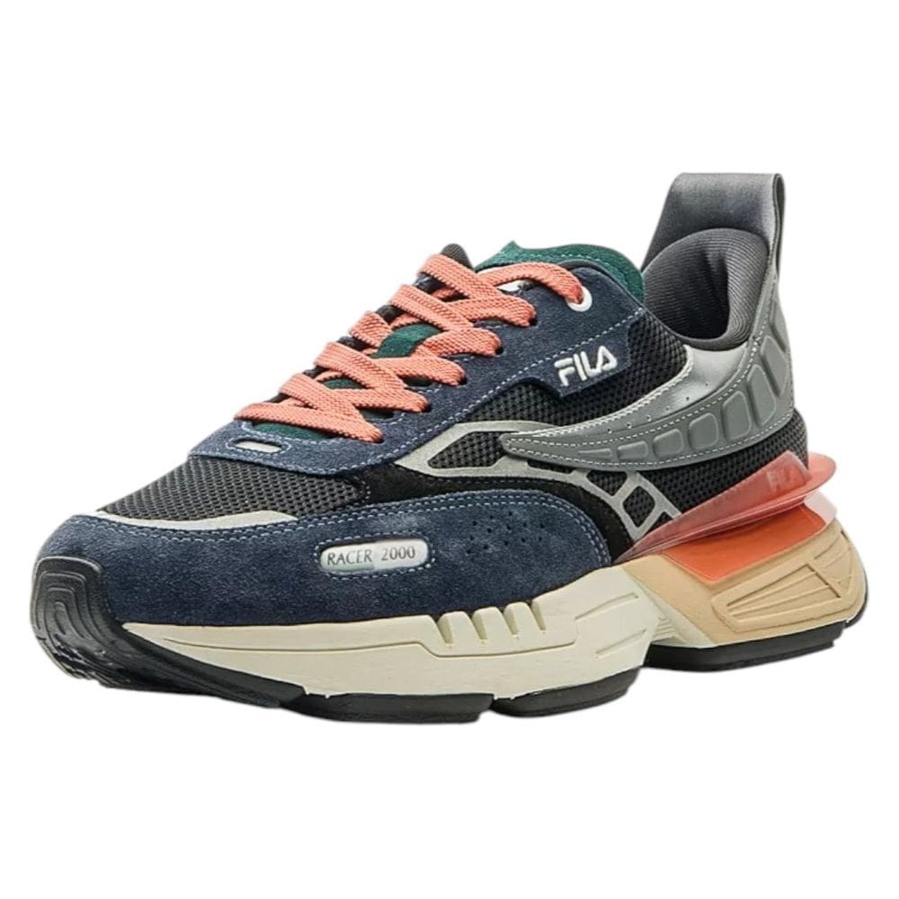Tênis Masculino Casual Moderno Estilo Renno Racer 2000 Fila