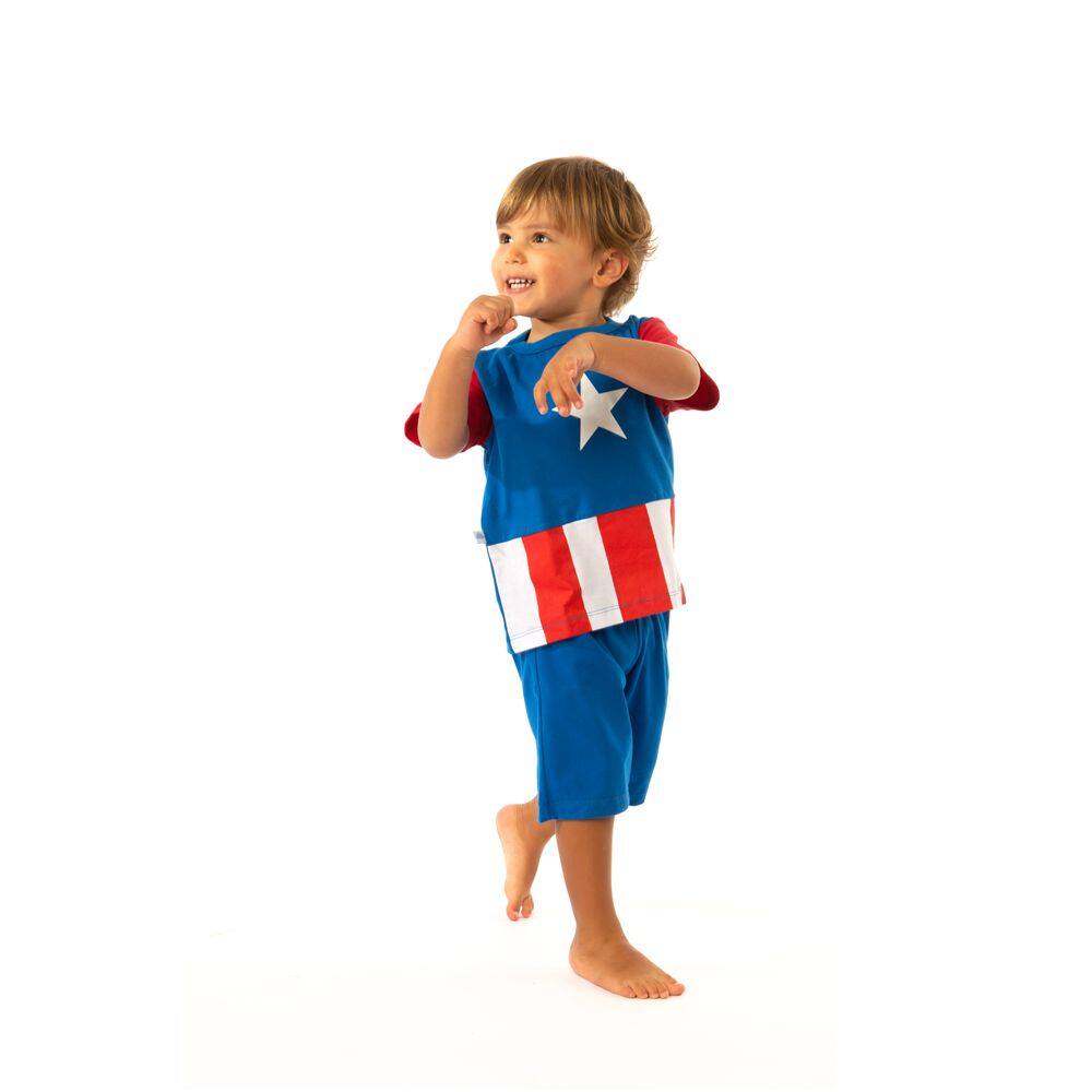Fantasia Infantil Heroi Estrela Curto Tamanho: 1