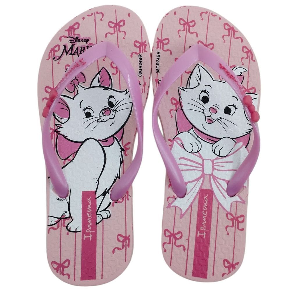Chinelo Dedo Infantil Menina Marie Dia a Dia Casual Passeio Disney Ipanema 27319