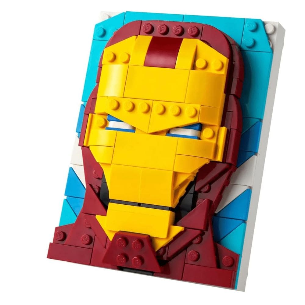 Brinquedo LEGO Brick desenha o Homem de Ferro com 204 peças