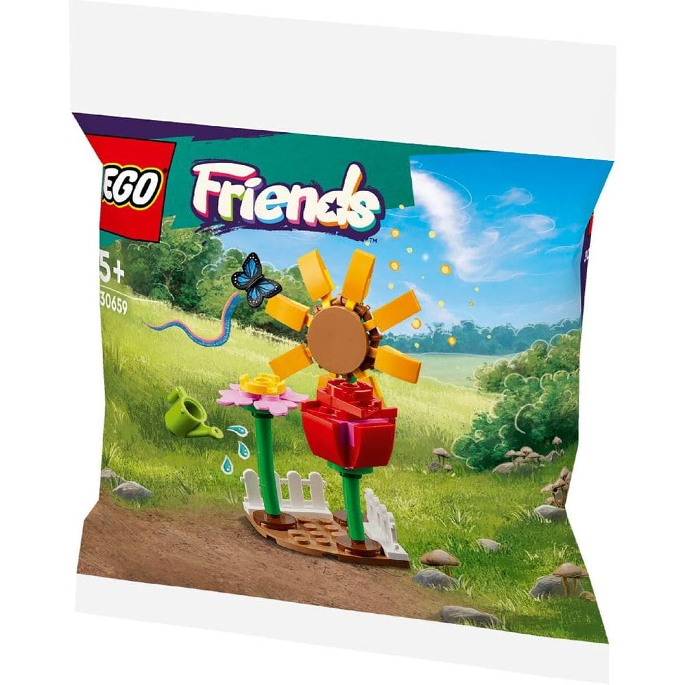 Conjunto de bolsas plásticas Toy LEGO Friends Flower Garden 30659, 64 peças