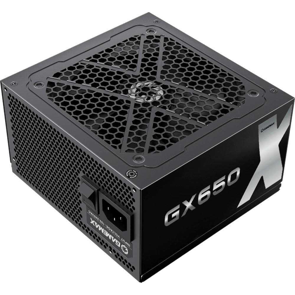 Fonte ATX 650W Modular 80 Plus Gold GX650 BK Gamemax Preto