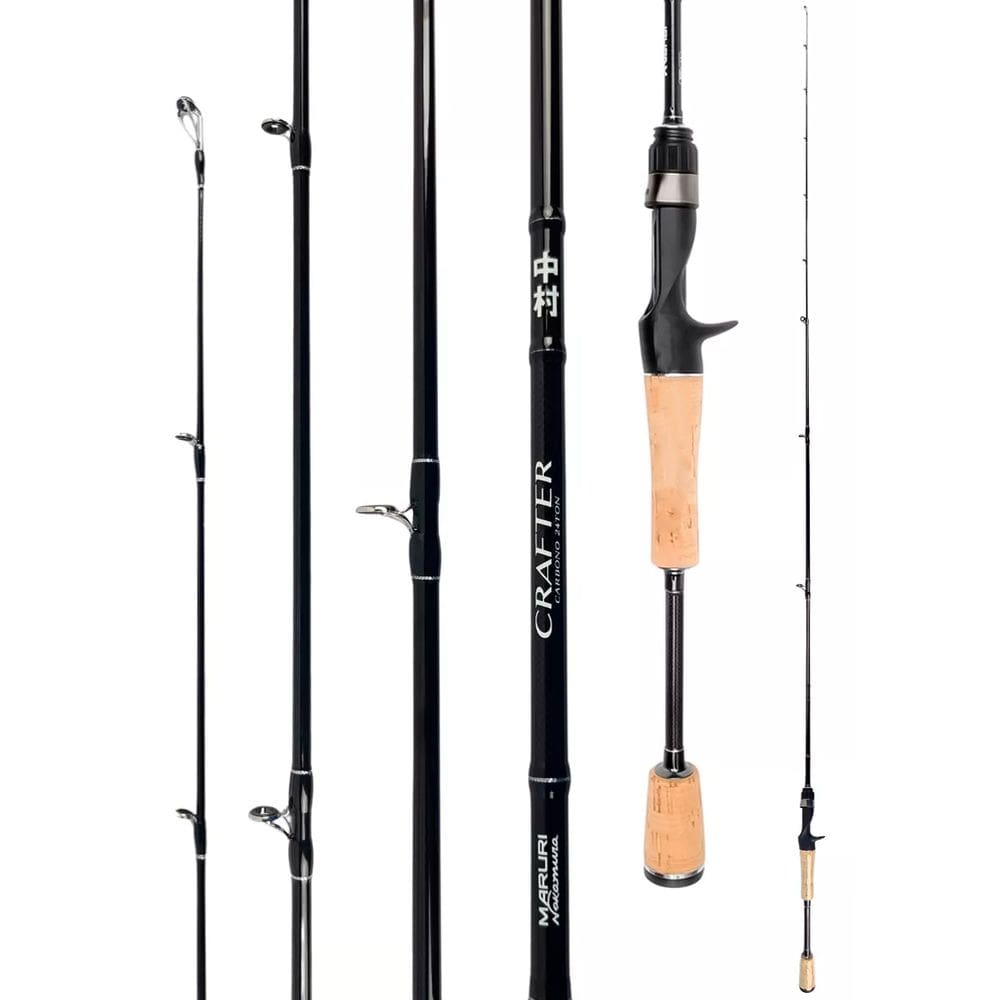 Vara Maruri CRA C20 601MH 1,83m 10-20lbs Carretilha Carbono 24T Ação Rápida