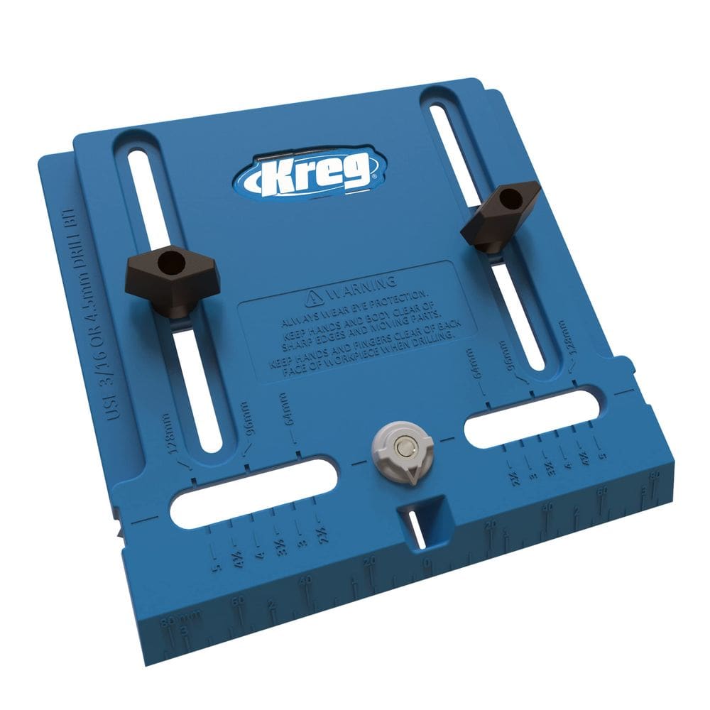 Gabarito de hardware de gabinete KREG KHI-Pull para maçanetas de porta de gabinete