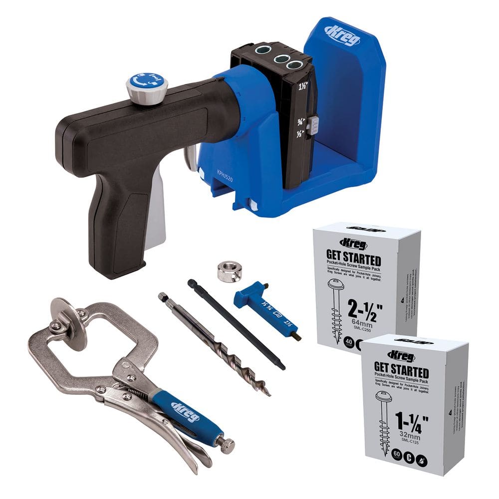 Gabarito de bolso KREG KPHJ520PRO com alça giratória de 360°