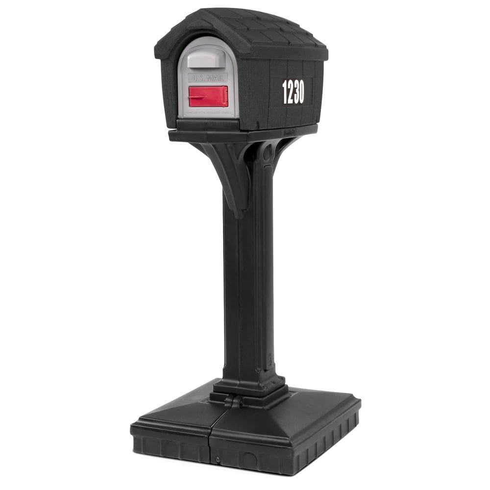 Caixa de correio American Home da Simplay3 Dig-Free Easy Up Black