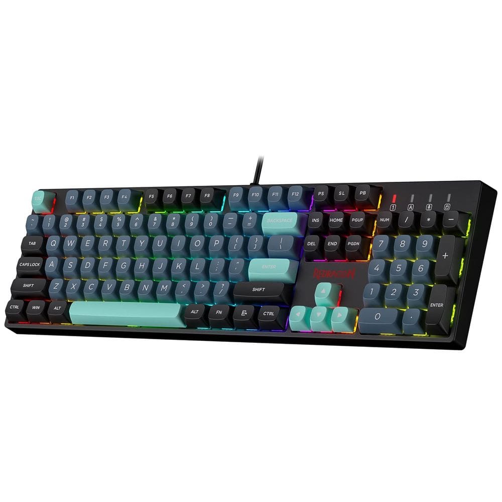 Teclado para jogos Redragon K582 SE com fio RGB 104 teclas