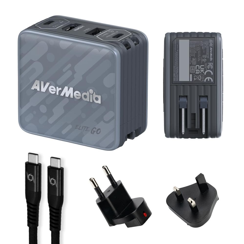 Placa de captura AVerMedia GC313Pro 1080p60 HDMI com carregador 100W