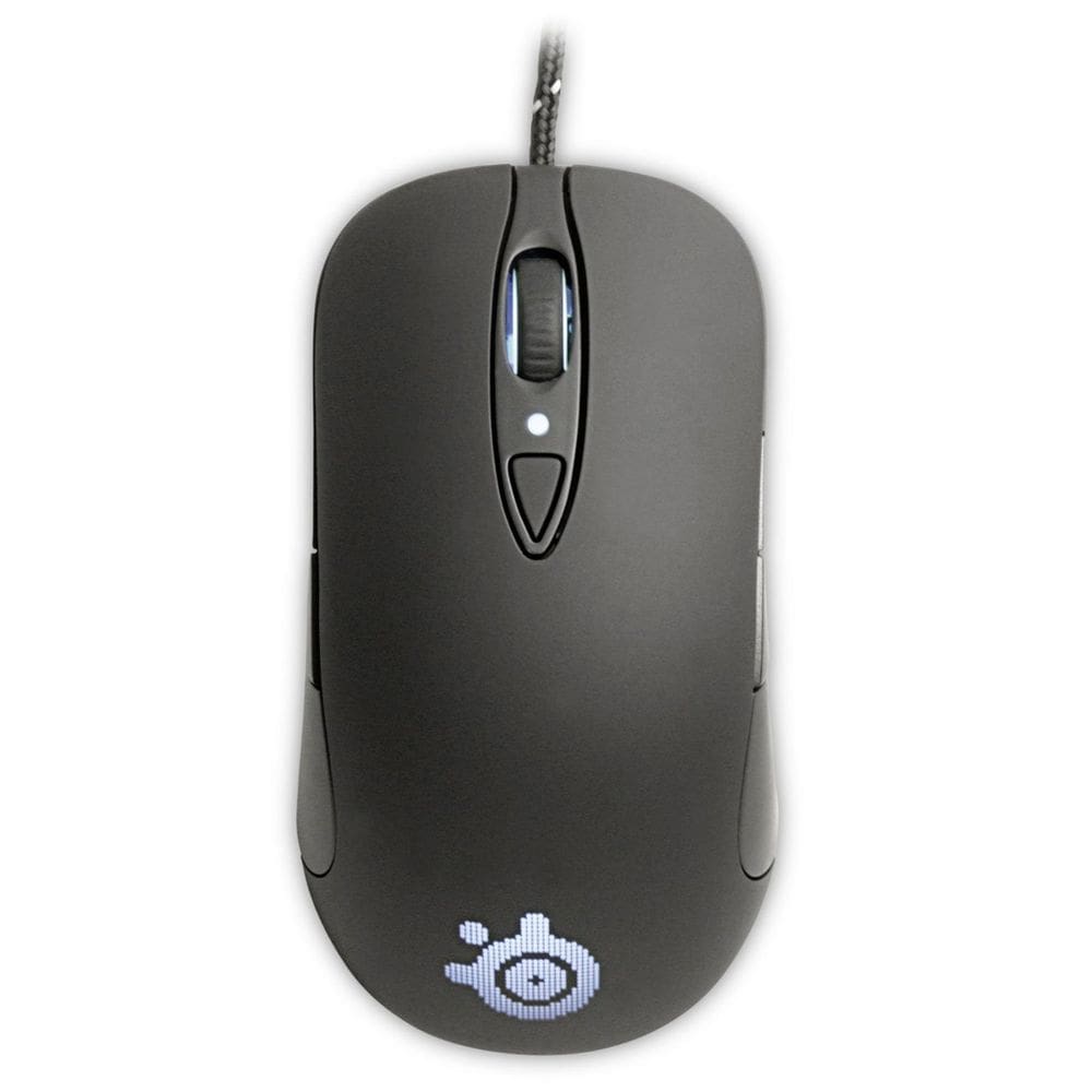 Mouse para jogos SteelSeries Sensei Laser RAW emborrachado preto