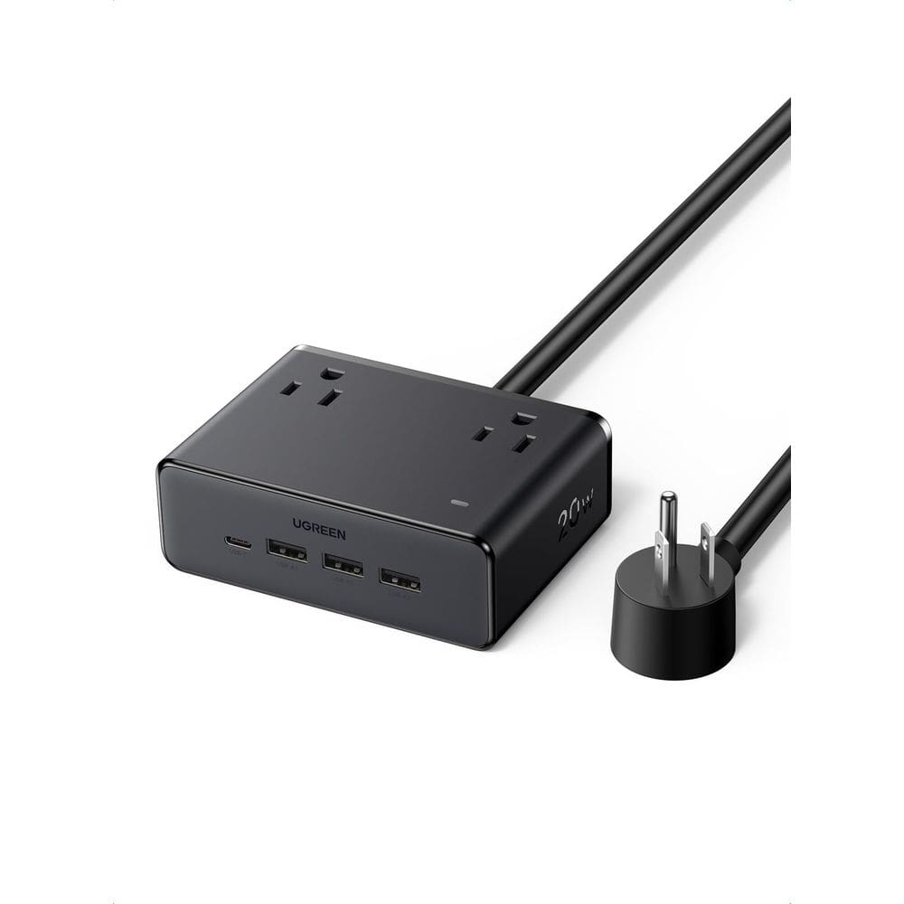 Faixa de alimentação aprovada pela UGREEN Cruise, 4 tomadas AC, 4 USB de 20 W