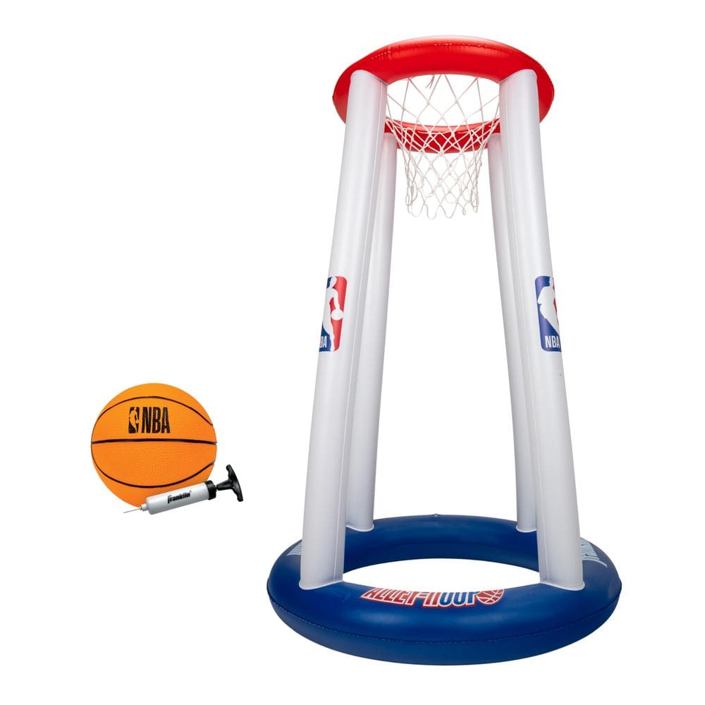 Conjunto de cesta de basquete de brinquedo inflável Franklin Sports NBA