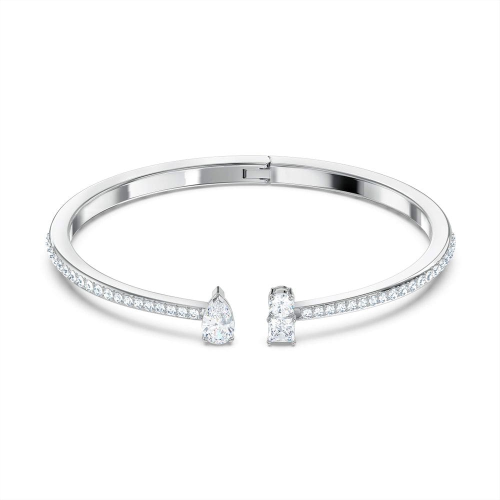 Pulseira Swarovski Stilla Attract com cristal transparente de ródio