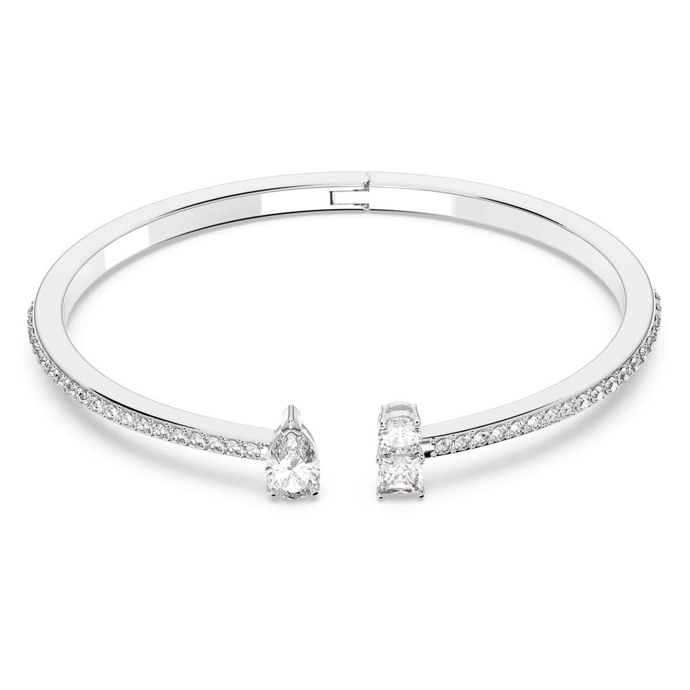 Pulseira Swarovski Attract banhada a ródio branco