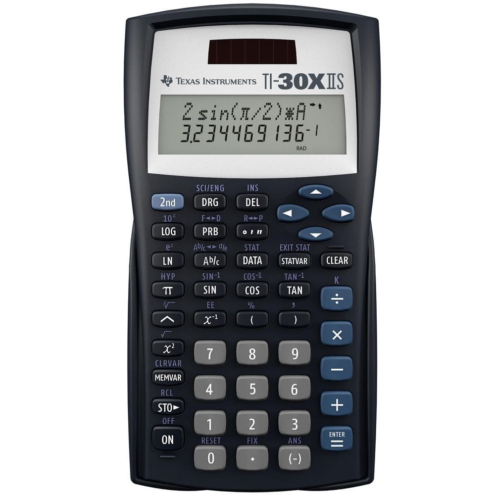 Calculadora científica Texas Instruments TI-30XIIS, pacote a granel
