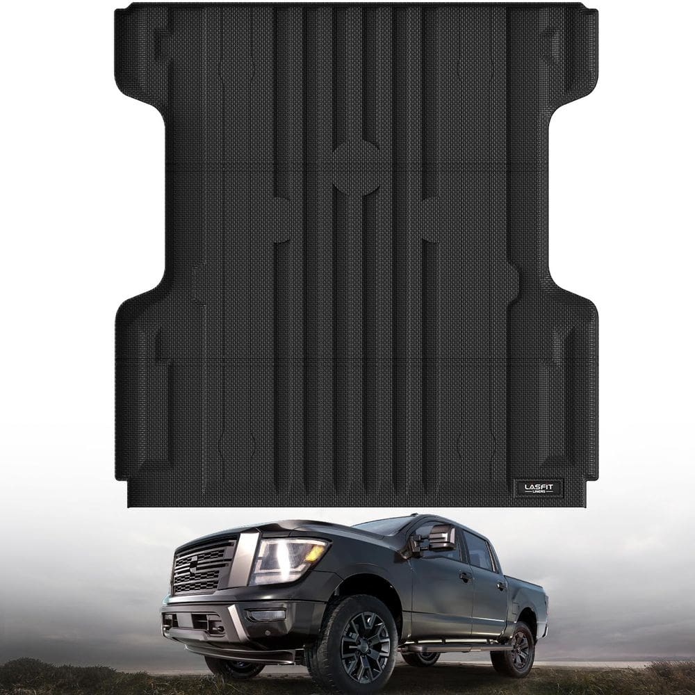 Tapete de cama de caminhão LASFIT para Nissan Titan 2004-2024 5,6 pés para todos os climas