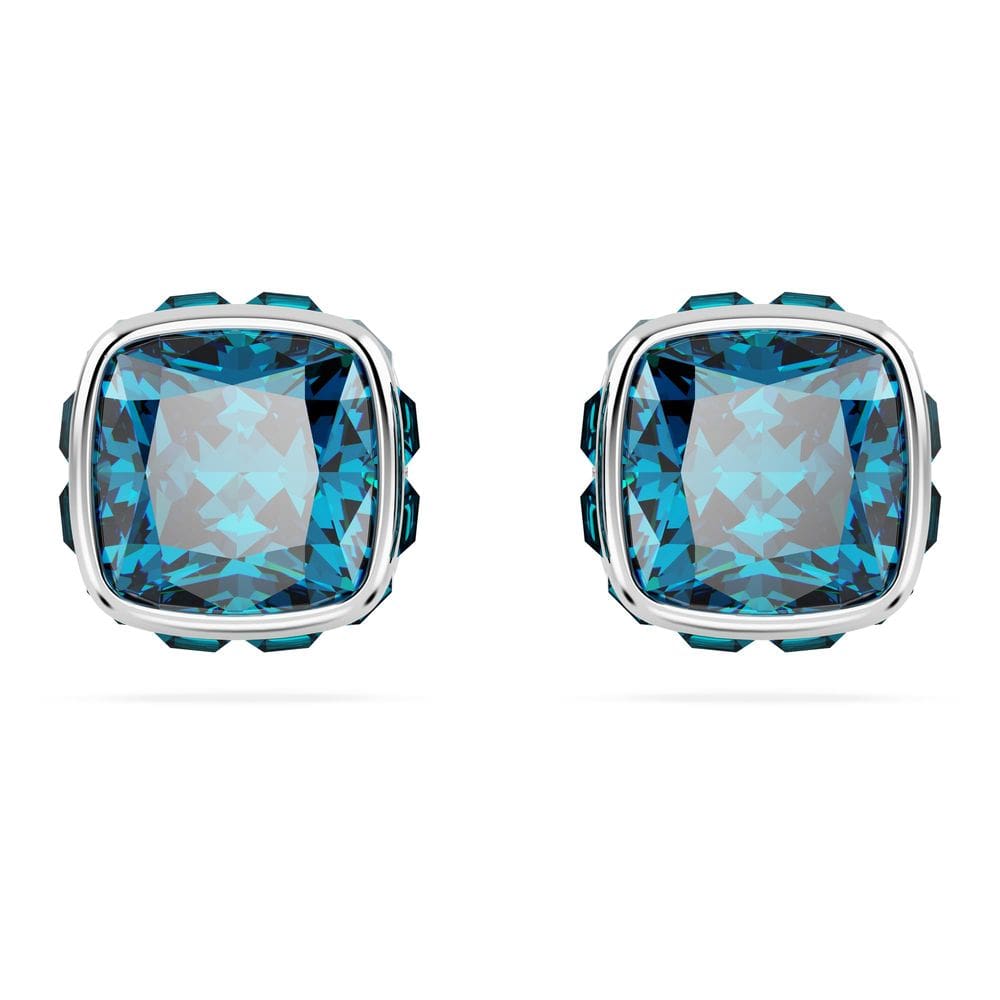 Brincos Swarovski December Birthstone Blue Crystal