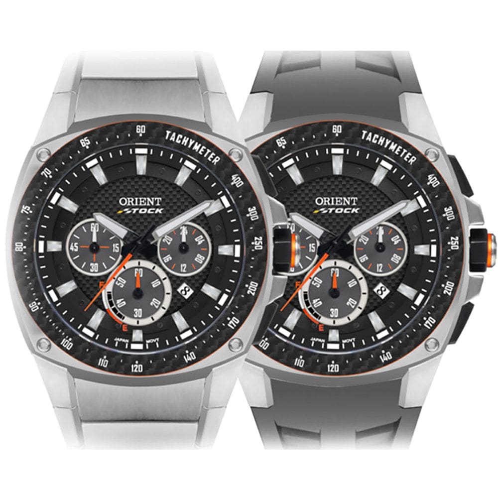 Relógio ORIENT speed tech masculino solar MBTTC018 P1SX-EL