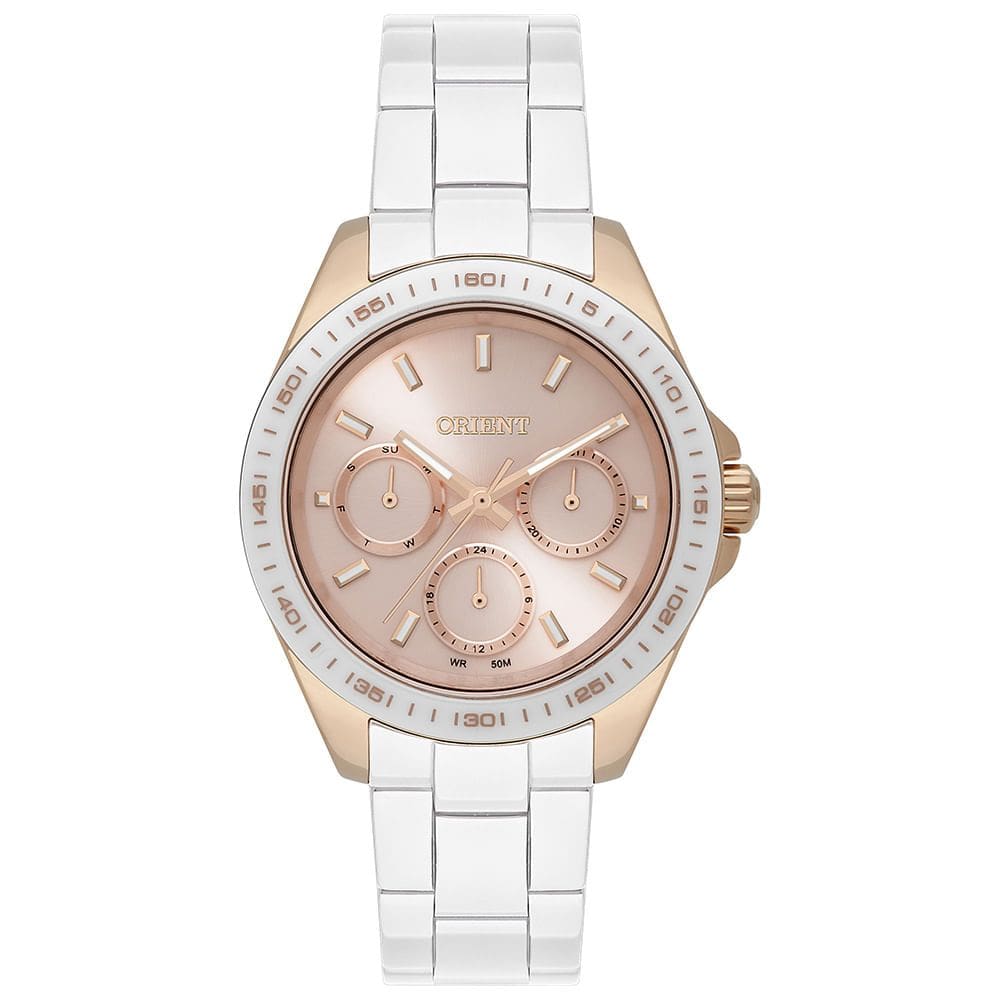 Relógio ORIENT Eternal feminino ceramic FTSKM002 R1BX