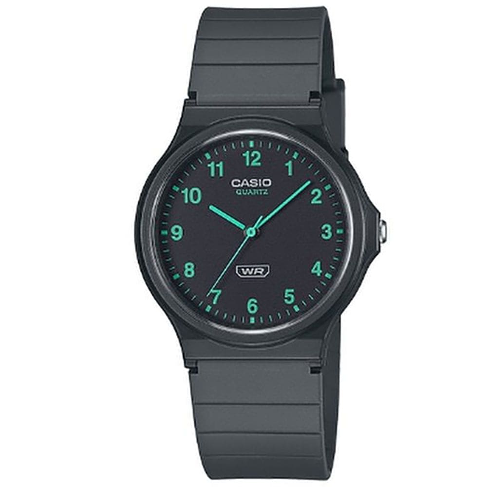Relógio CASIO unissex analógico preto MQ-24B-8BDF