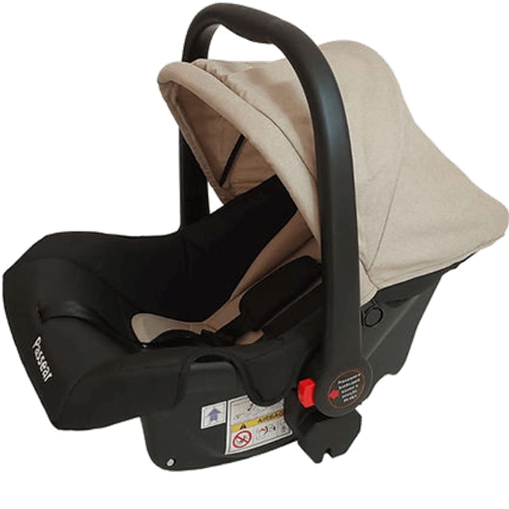Cadeirinha para Carro Bebe Conforto Passear Baby Nina Cappuccino