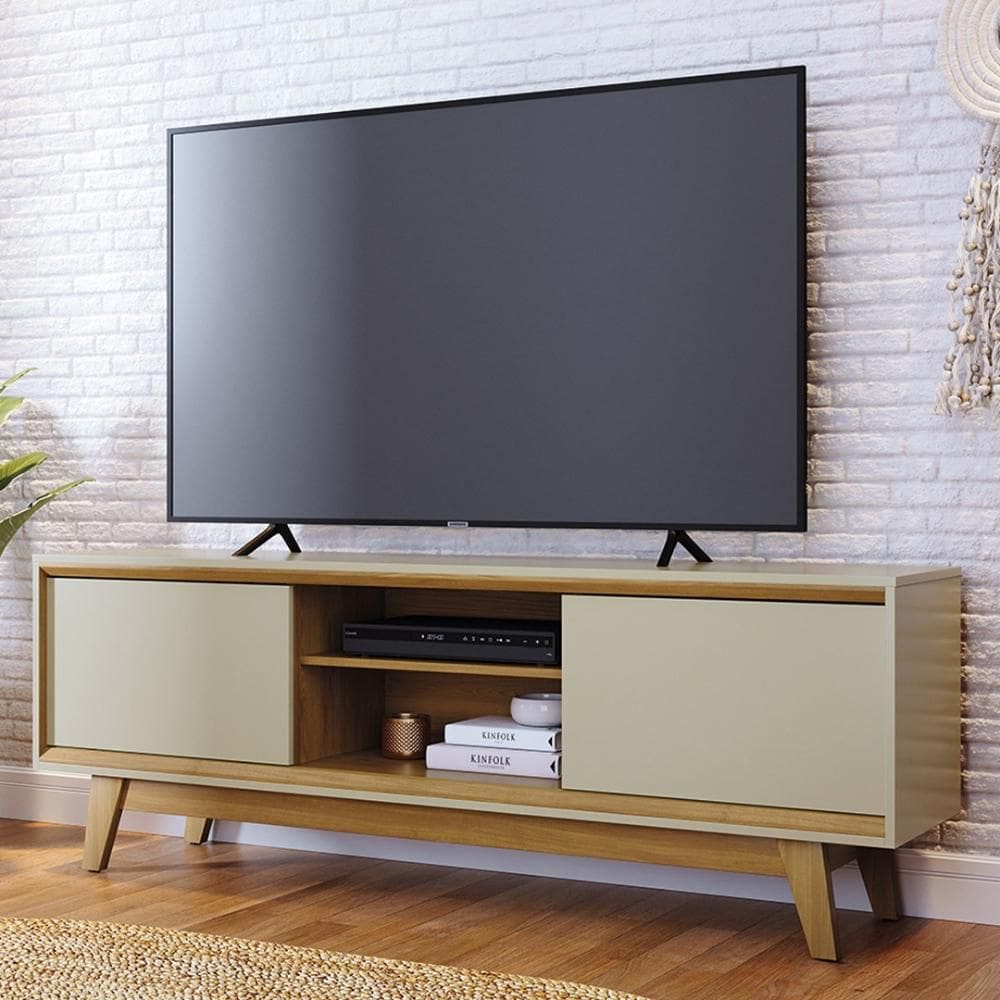 Rack Bancada 2 Portas Tvs até 65 polegadas Atlas