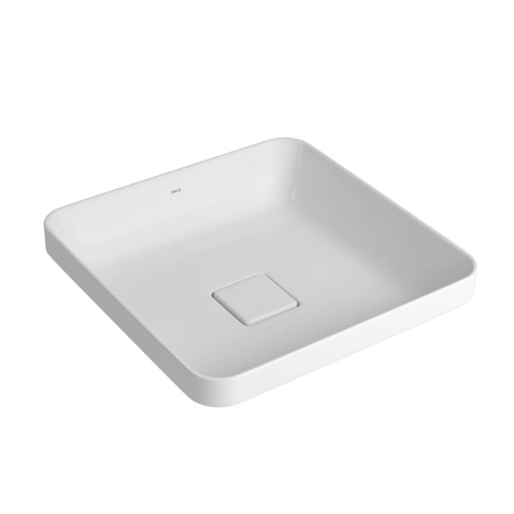 Cuba Slim Sobrepor Deca Quadrada 40Cm Branco L.21040.17